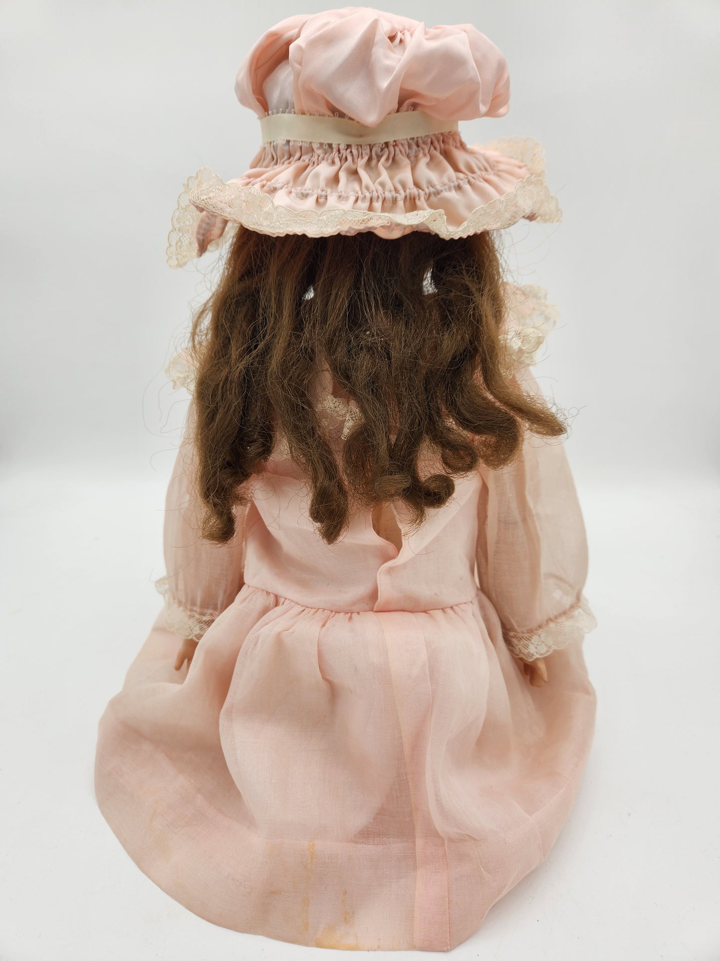 Antique German Bisque Doll Simon & Halbig G.B. Large 24" George Borgfeldt Bonnet Gown