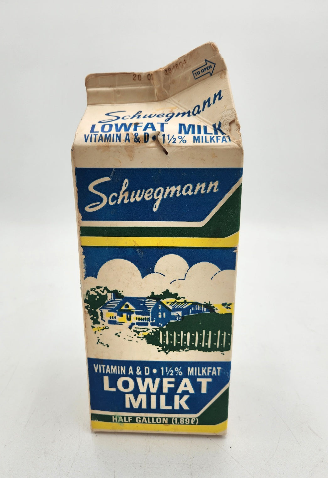 Schwegmann's Milk carton Missing kids