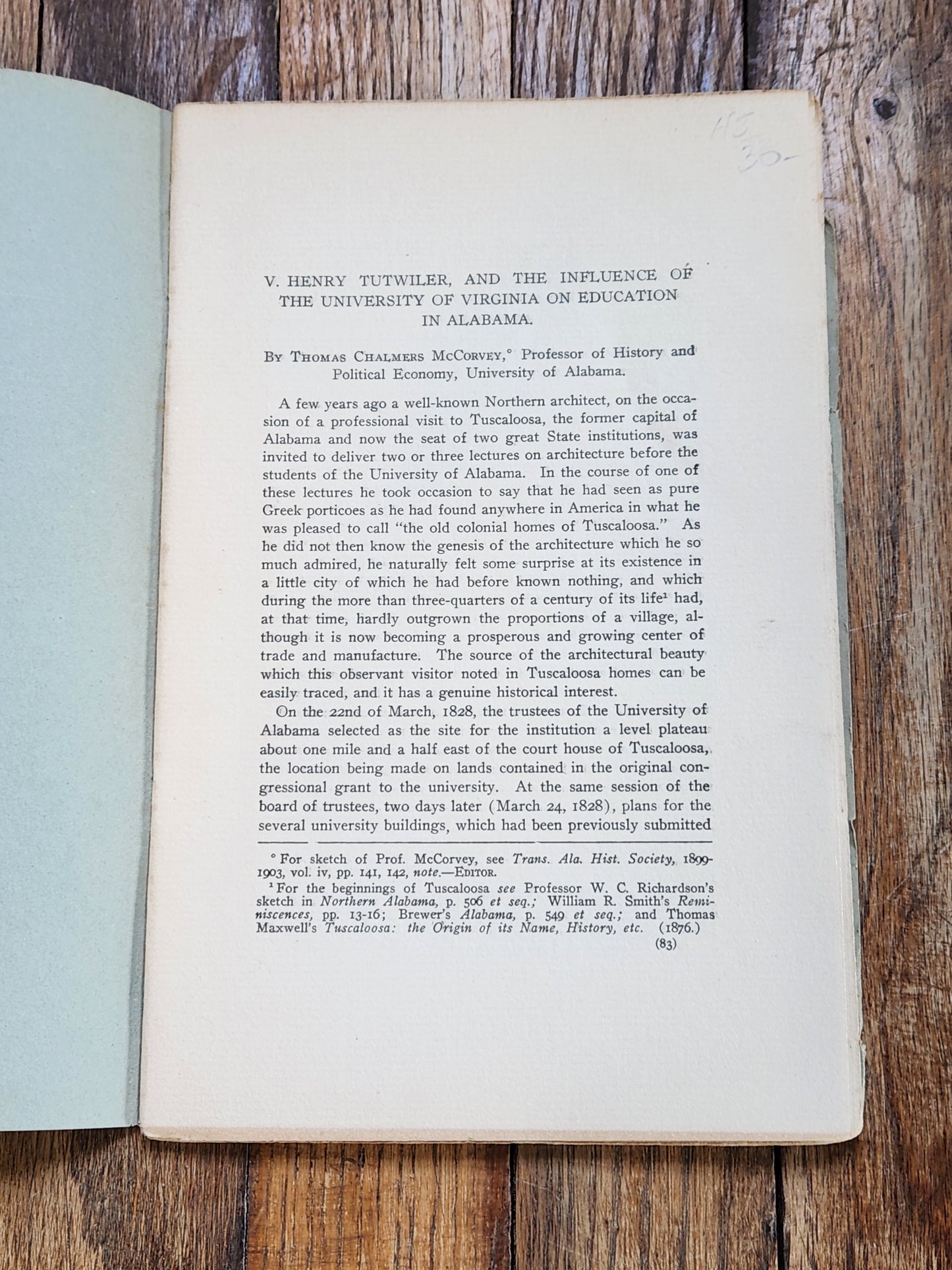 1910 Handbook of the Alabama Conference Historical Society Methodist Episcopal Church South – Thomas M. Owen Montgomery AL