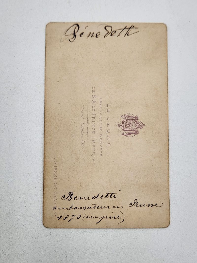 CDV Vincent, Count Benedetti