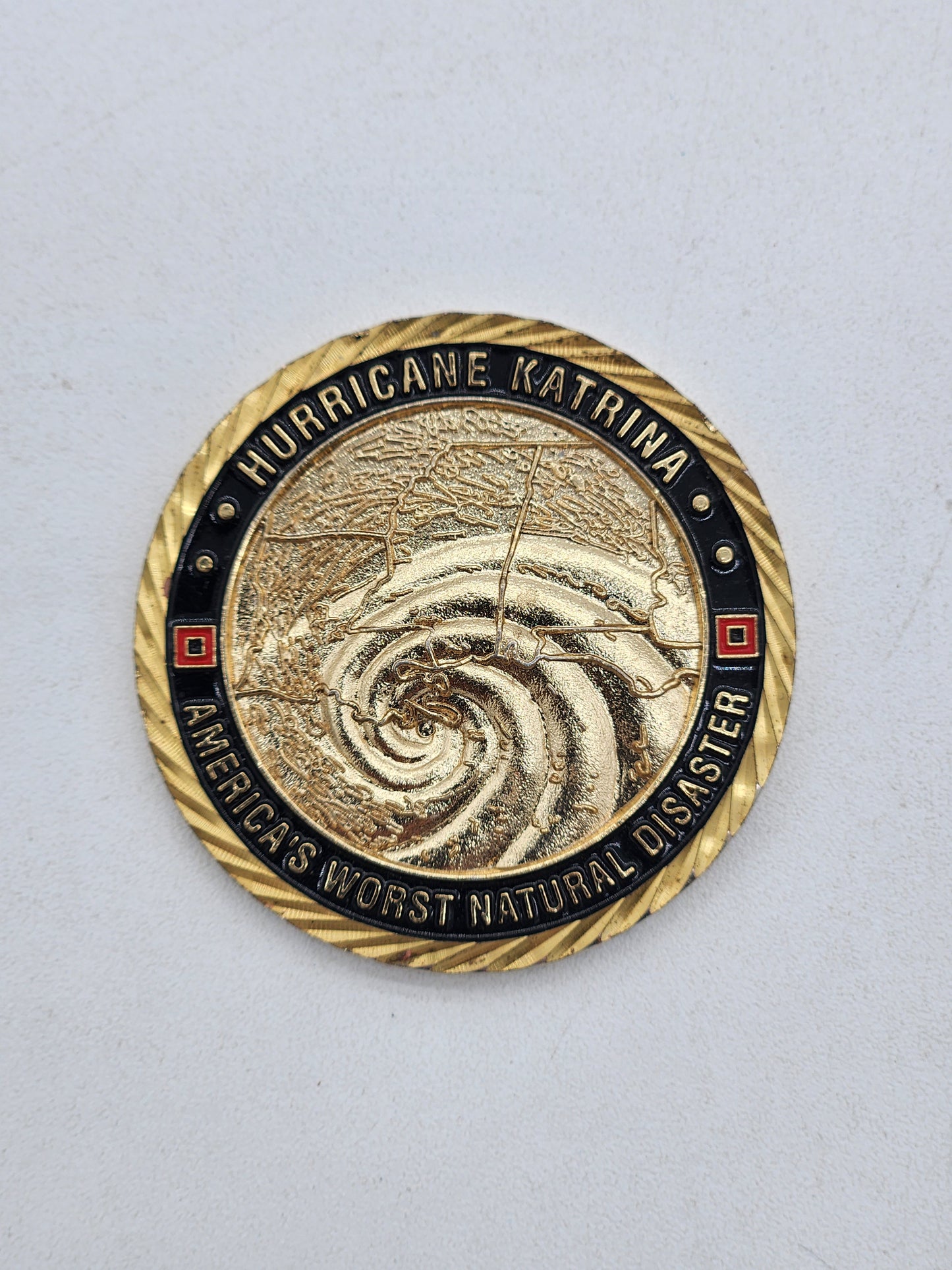 Junior Rodriguez Hurricane Katrina August 29 2005 St Bernard Parish Challenge Coin