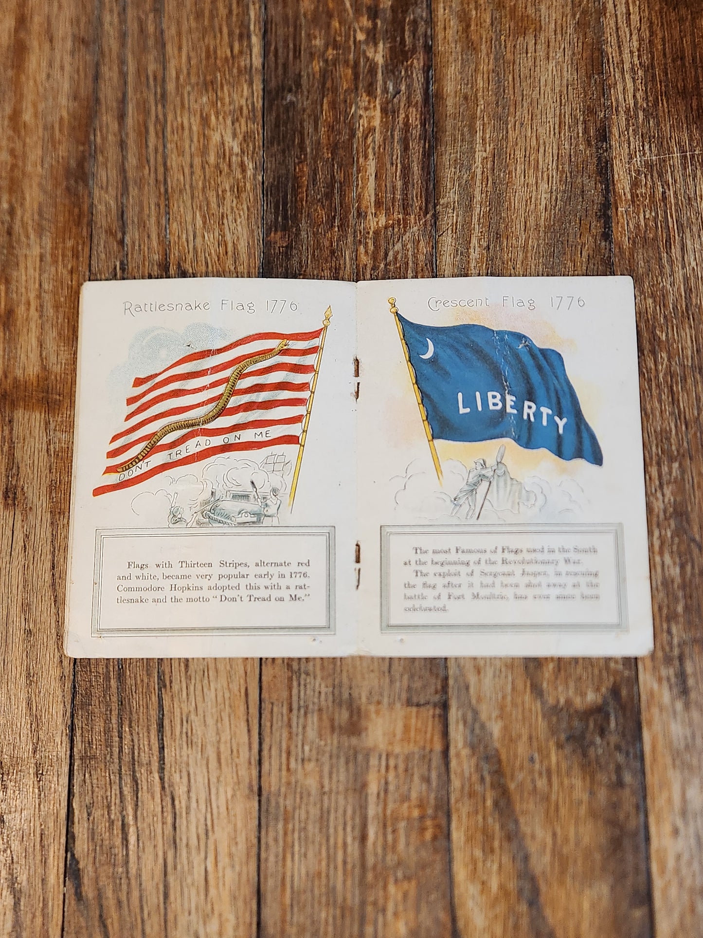 Antique Chase & Sanborn History of the American Flag Booklet Patriotic Ephemera