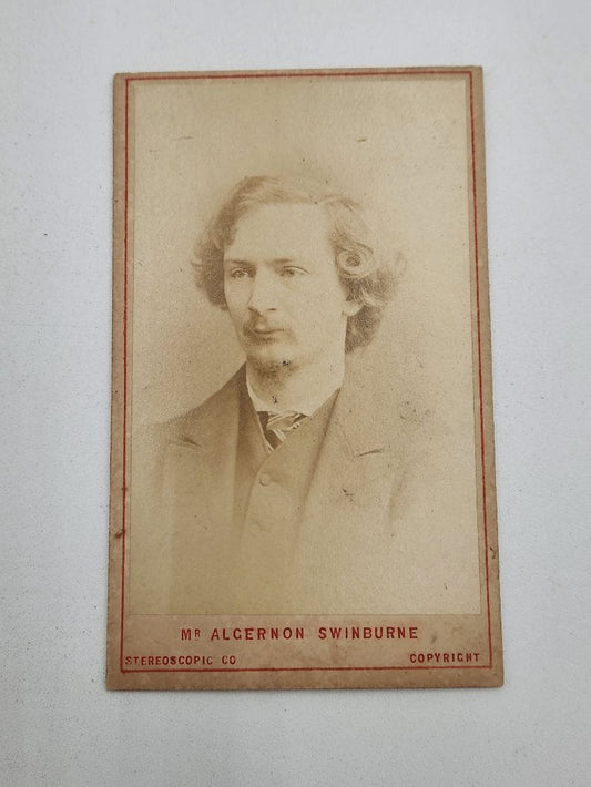 CDV Algernon Charles Swinburne