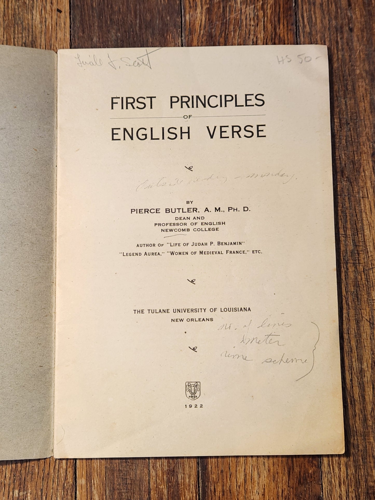 First Principles of English Verse