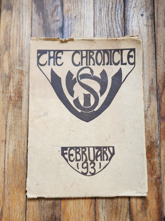 1931 The Chronicle Sophie B. Wright High School, New Orleans LA Yearbook/Annual