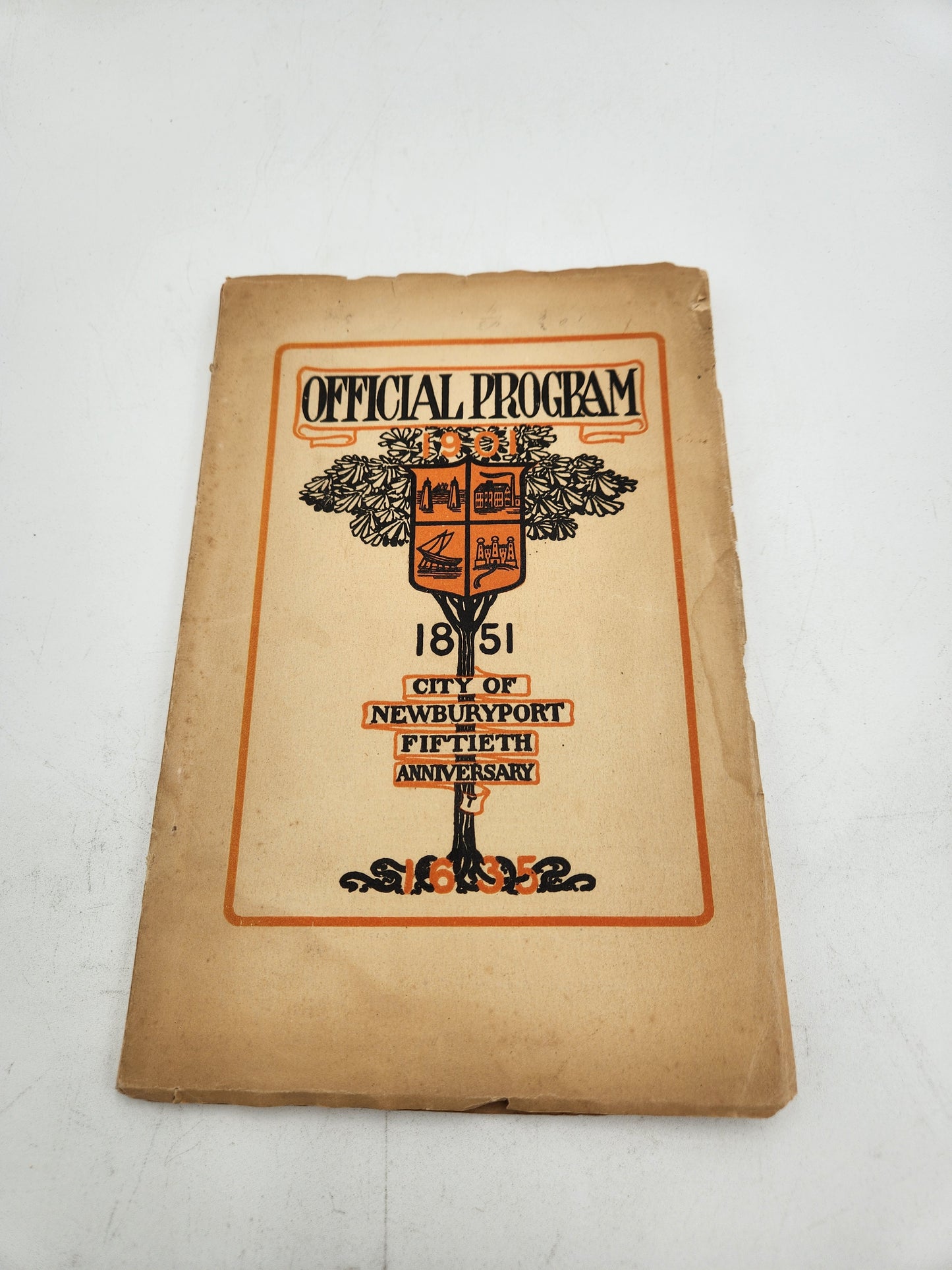 1901 City of Newburyport Fiftieth Anniversary Official Program