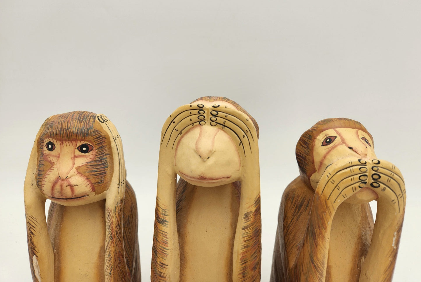 Hear No Evil, See No Evil, Speak No Evil Monkeys