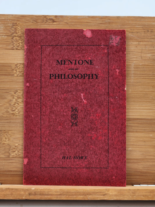 Mentone and My Philosophy by Hal Howe – Rare Vintage Booklet Alabama History DeSoto Hotel