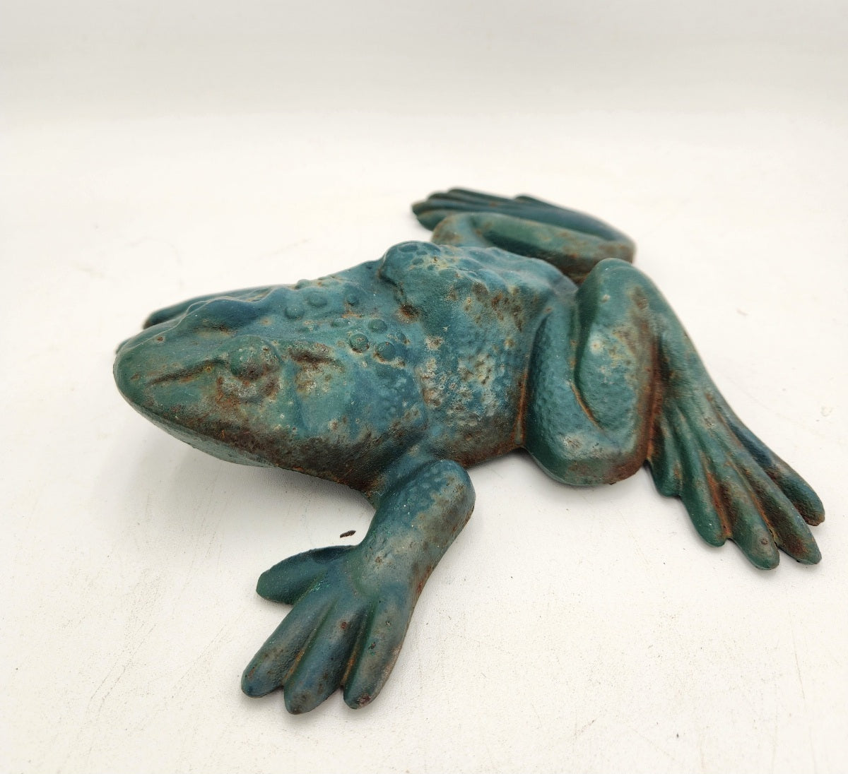 Large Vintage Cast Iron Toad