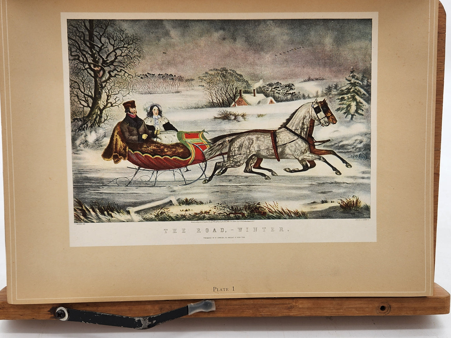 1942 Currier & Ives Printmakers to the American People - Harry T Peters - Americana Lithographs