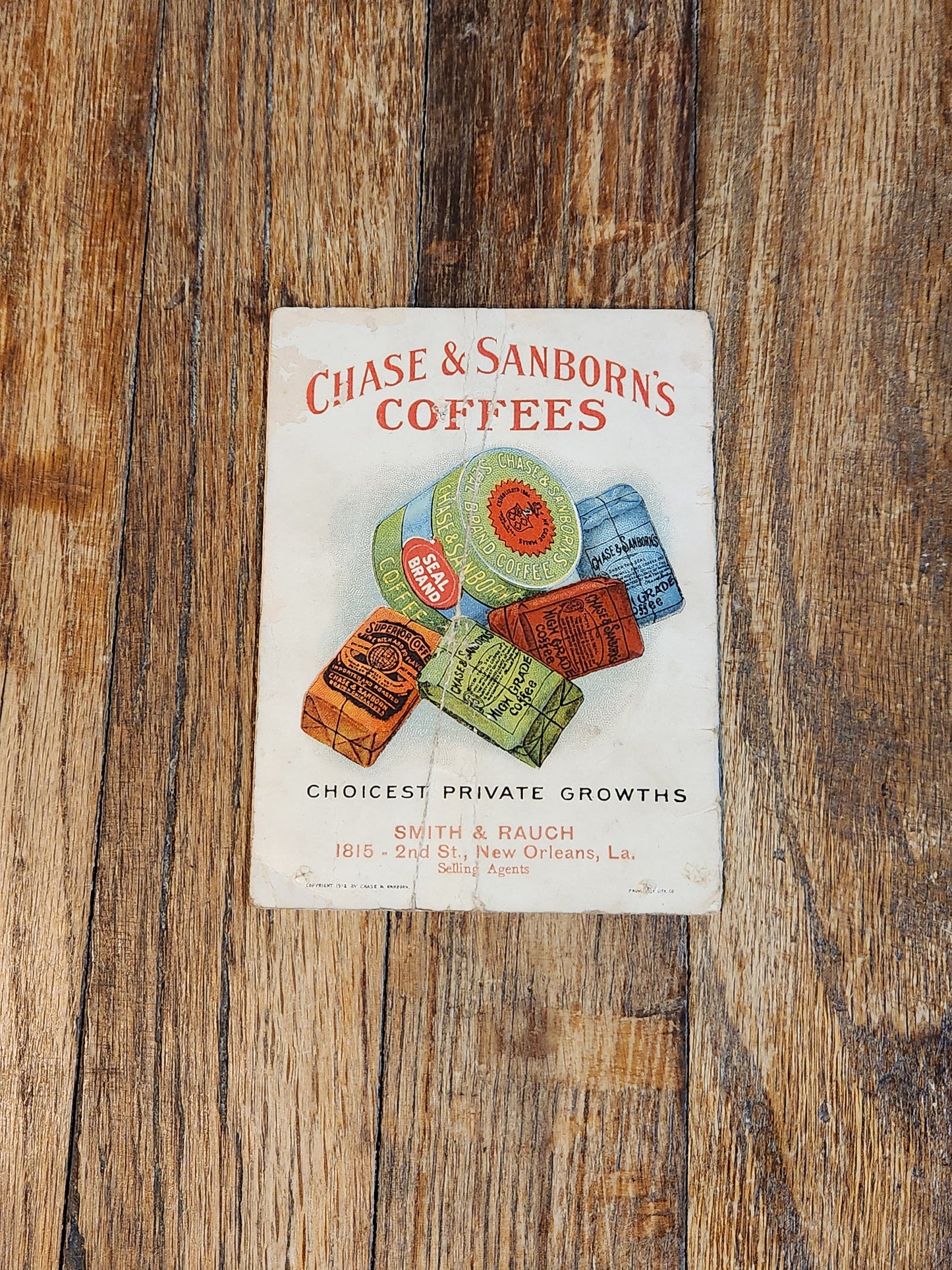 Antique Chase & Sanborn History of the American Flag Booklet Patriotic Ephemera