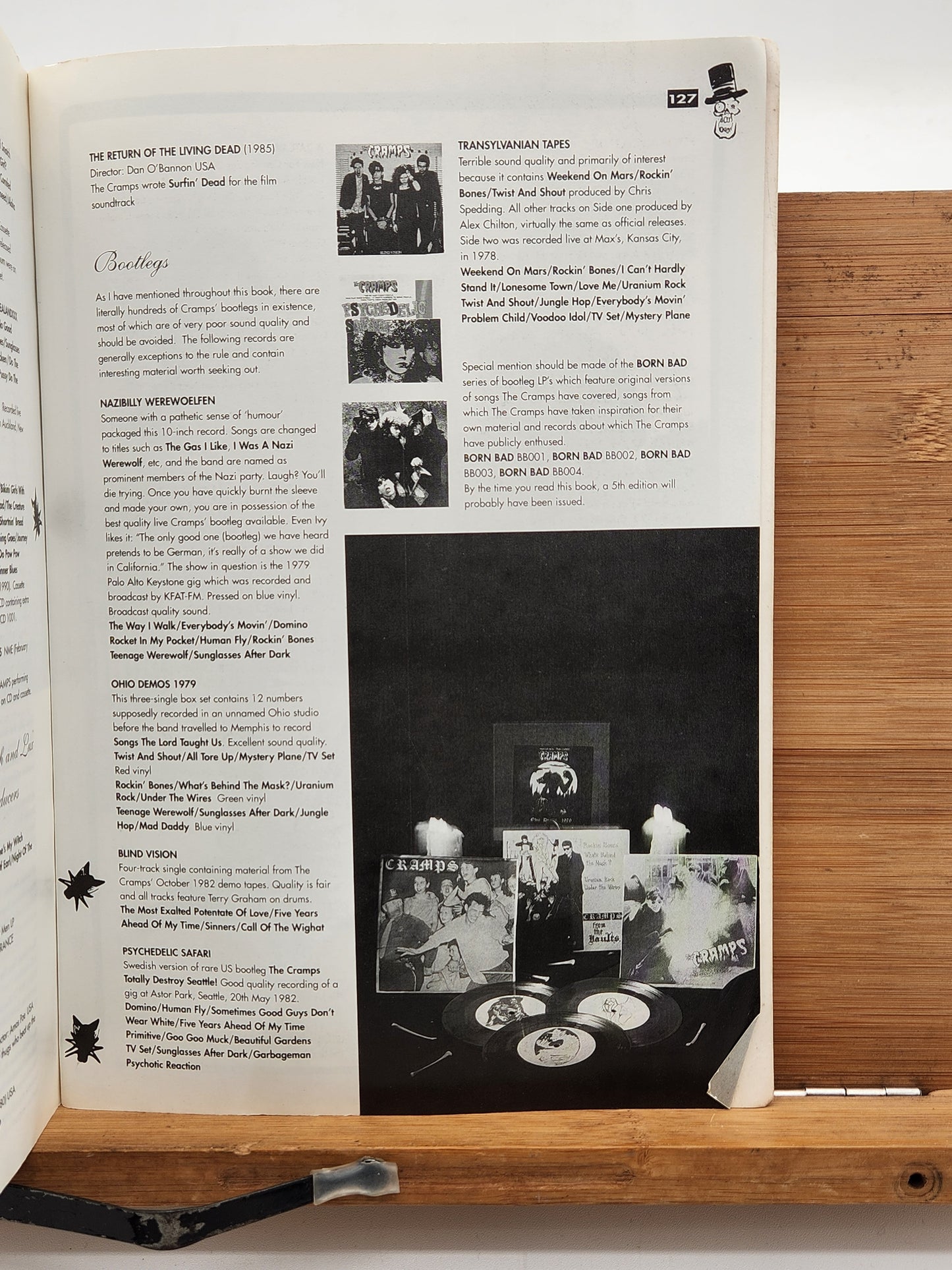 Vintage 1990 The Wild Wild World of The Cramps Book Ian Johnston Omnibus Press First Edition
