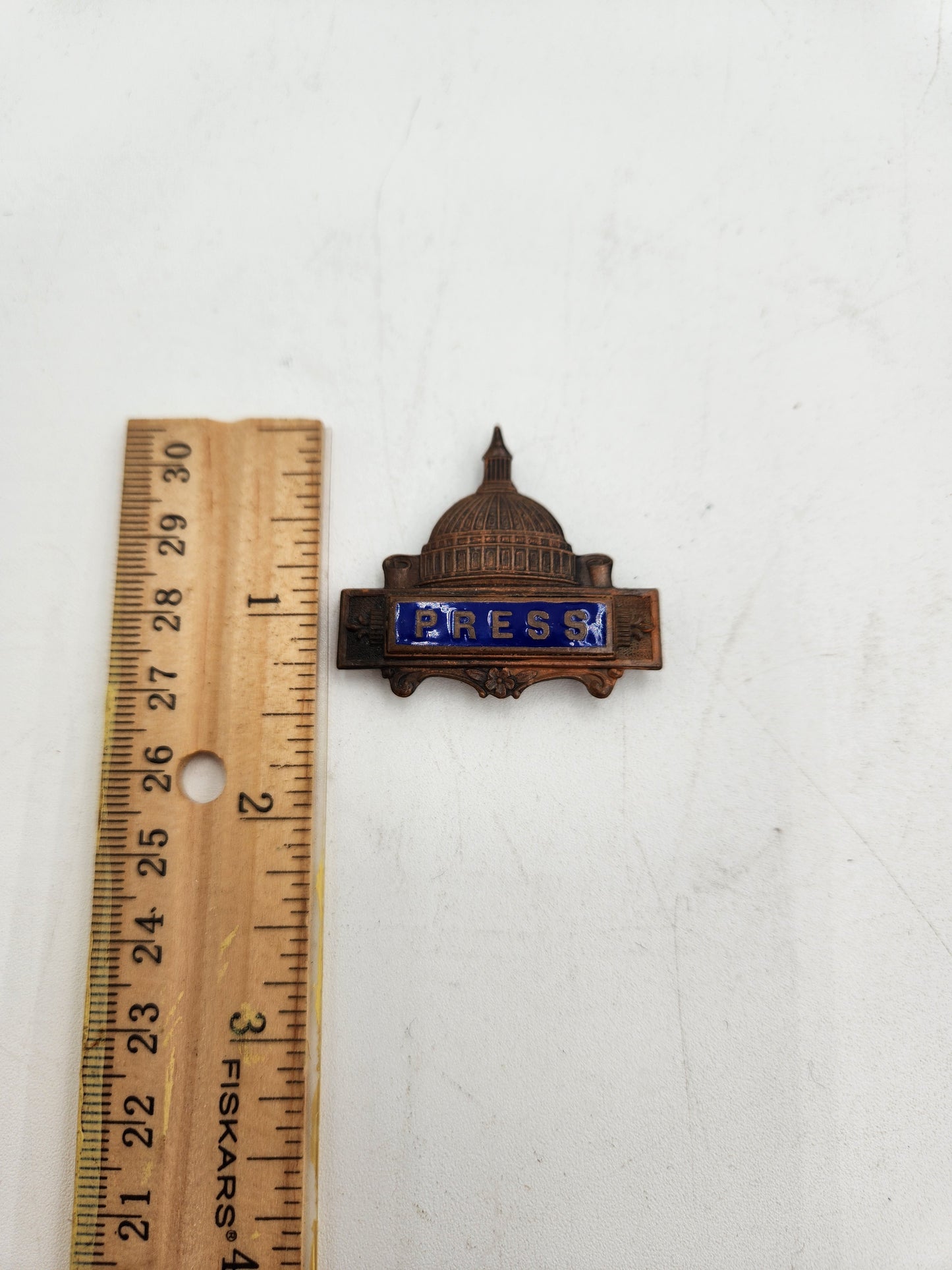 Rare US Capitol Press Pin  Likely from the 20s