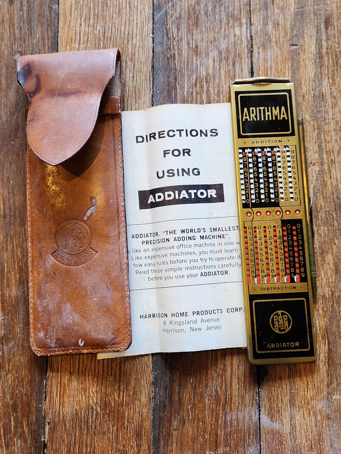 Vintage Arithma Calculator with Case