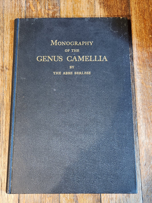 1838 Monography Genus Camellia Abbe Berlese 1st Amer Ed Louisiana Provenance