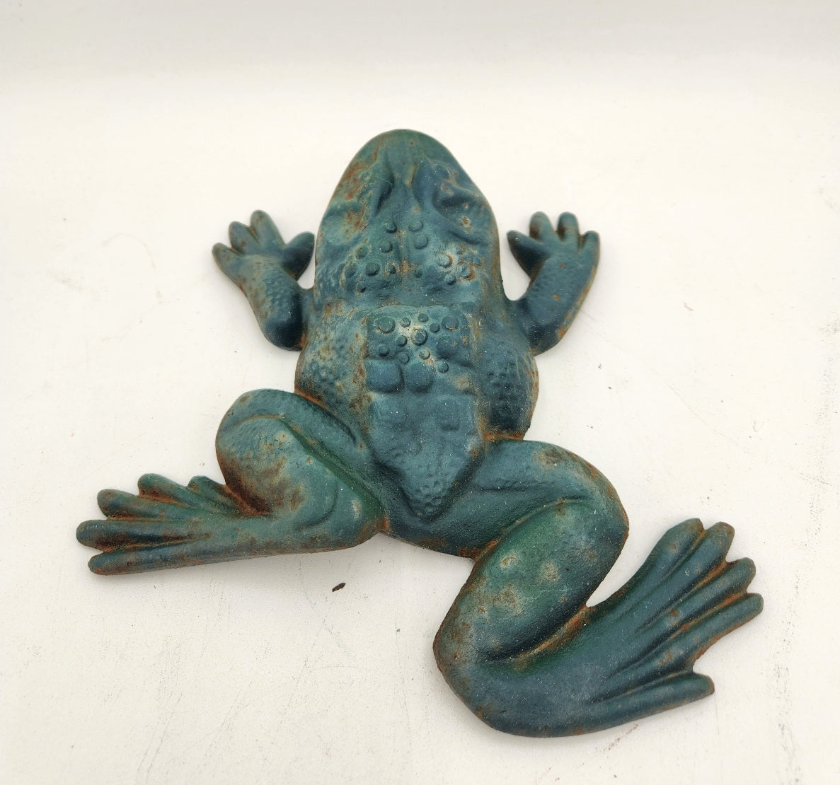 Large Vintage Cast Iron Toad