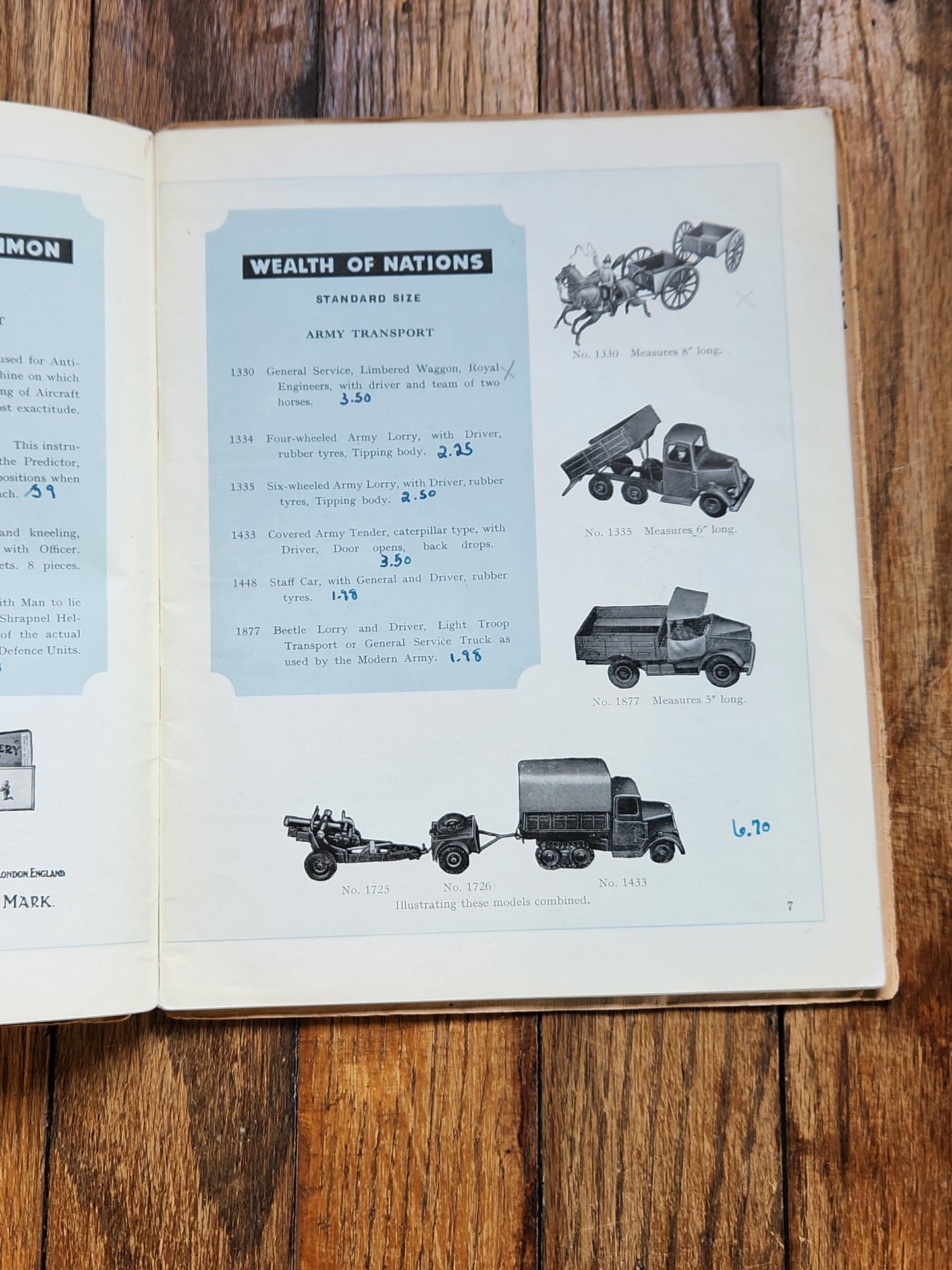 Britains Ltd 1951 Catalog 106th Edition + Inserts “New Lines” & “S&P Fort Range” Toy Soldiers Zoo Farm
