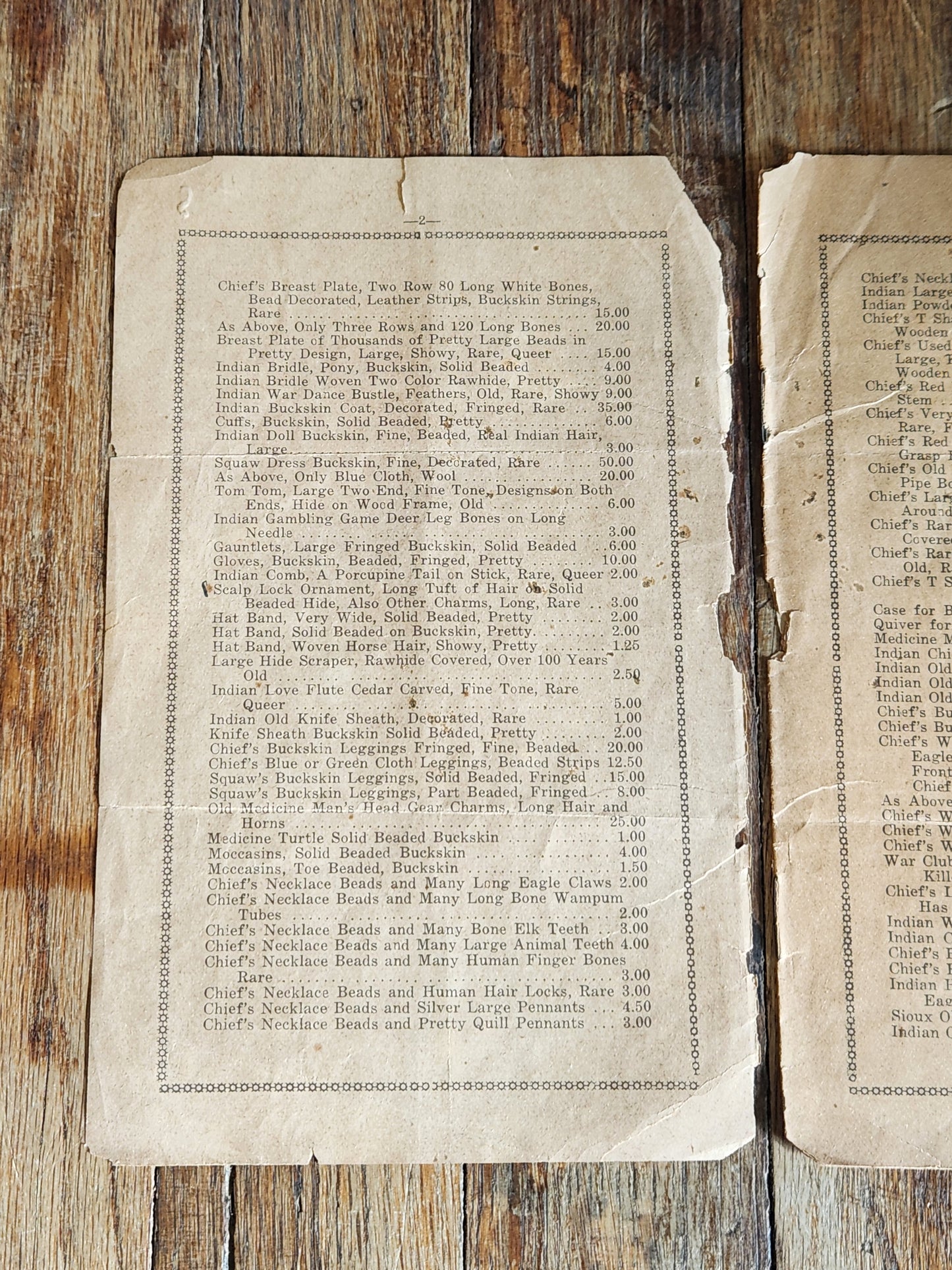 c.1910 “Kansas Kid” Vernon Lemley Curio Catalog – Native American, Oddities