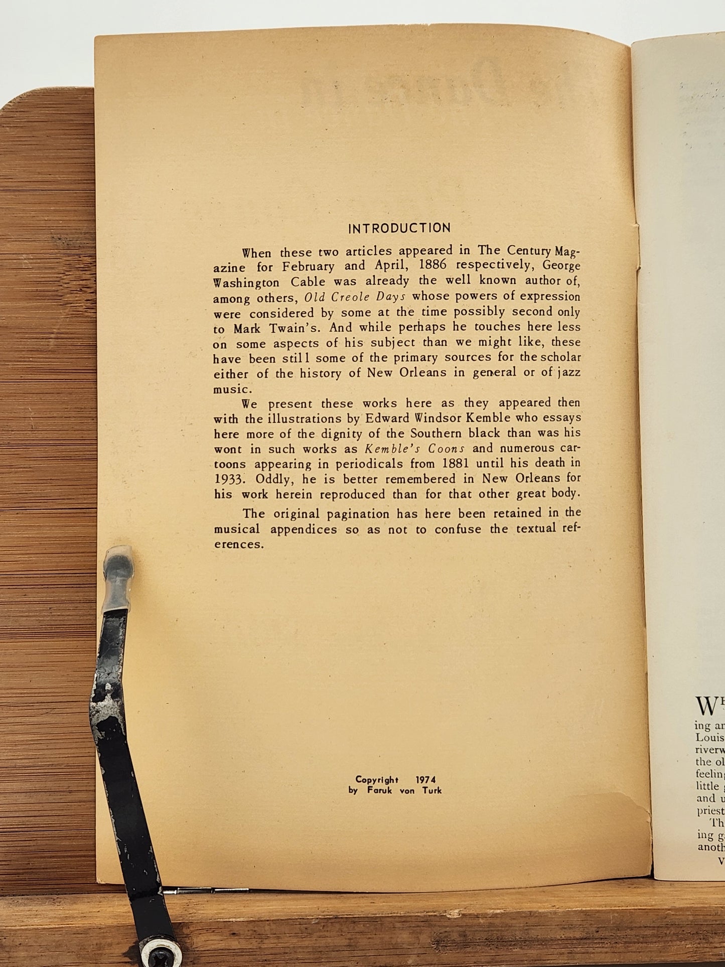 The Dance in Place Congo – Creole Slave Songs by George W. Cable (1974 Reprint)