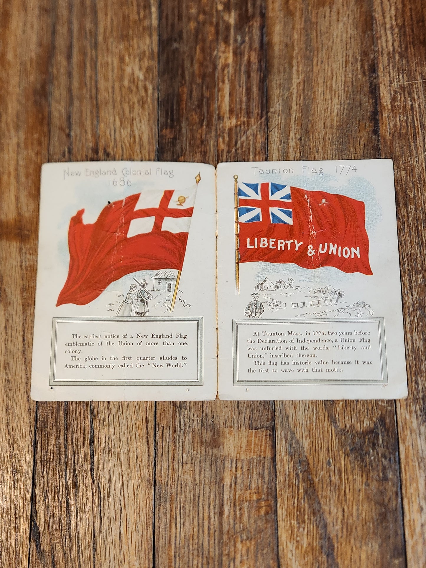 Antique Chase & Sanborn History of the American Flag Booklet Patriotic Ephemera