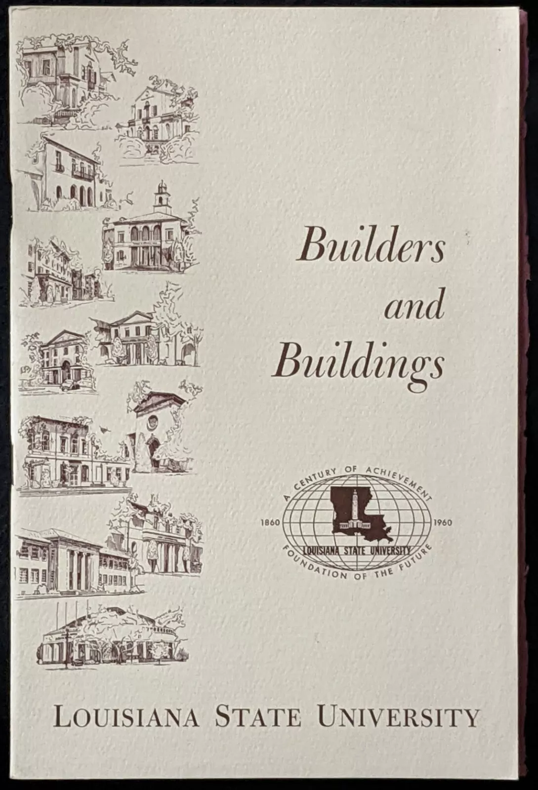 1959 Builders and Buildings - Louisiana State University - Architecture