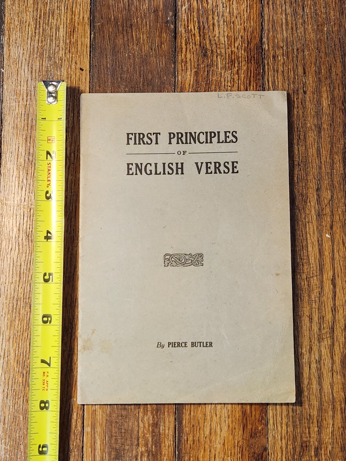 First Principles of English Verse