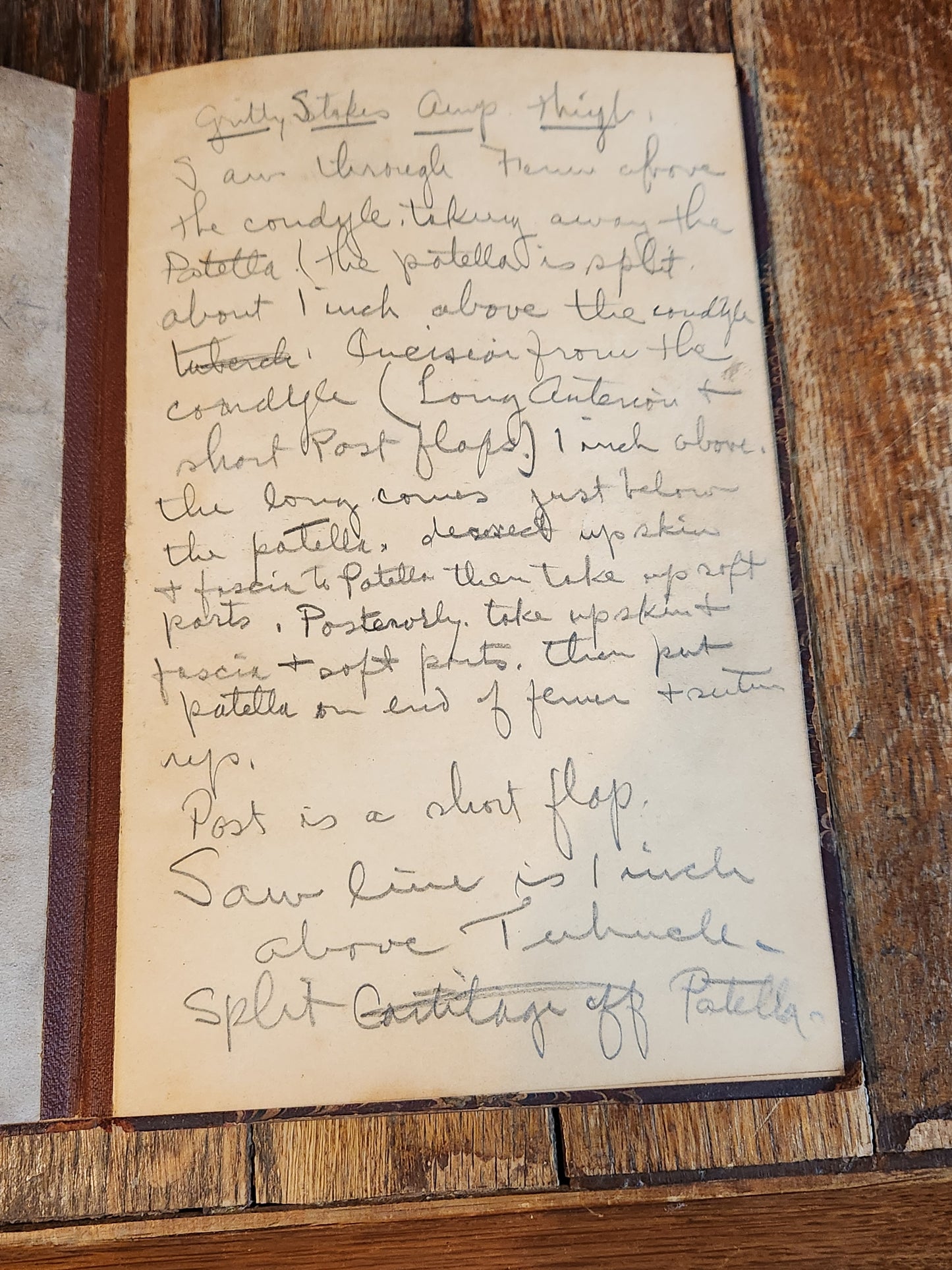 Notes on Operative Surgery Prepared as a Laboratory Guide for Students of the Medical Department Tulane University of Louisiana By Demonstrator Hermann B. Gessner, M.D.