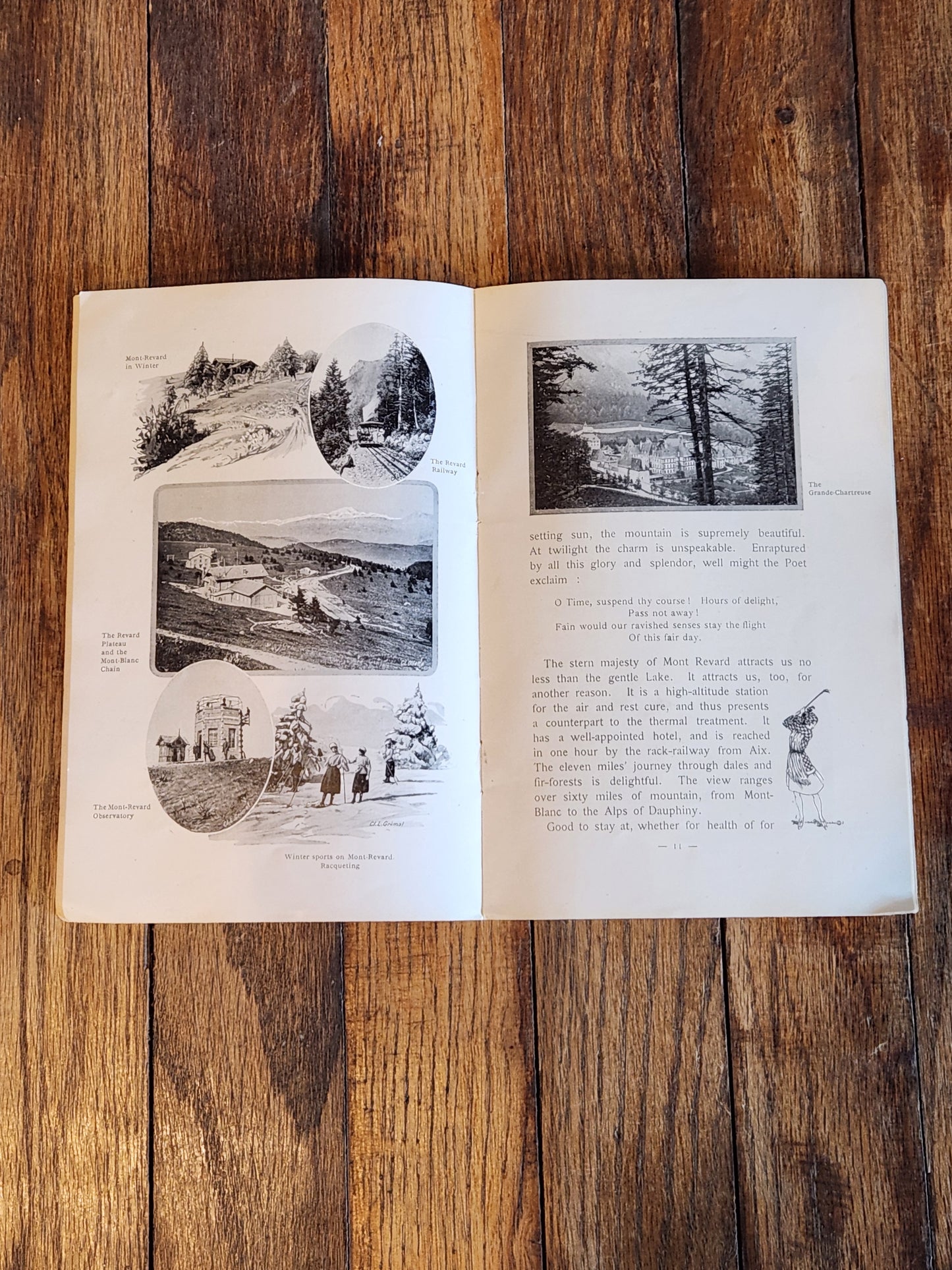 Vintage 1920s Aix-les-Bains & Vichy Travel Brochure – French Health Resorts Tourism Guide NYC Agency