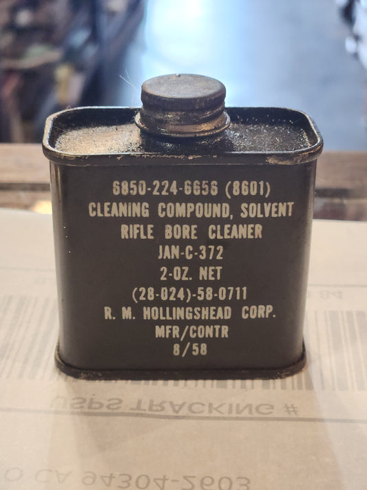 Vintage U.S. Military Rifle Bore Cleaner – 2 oz. Tin