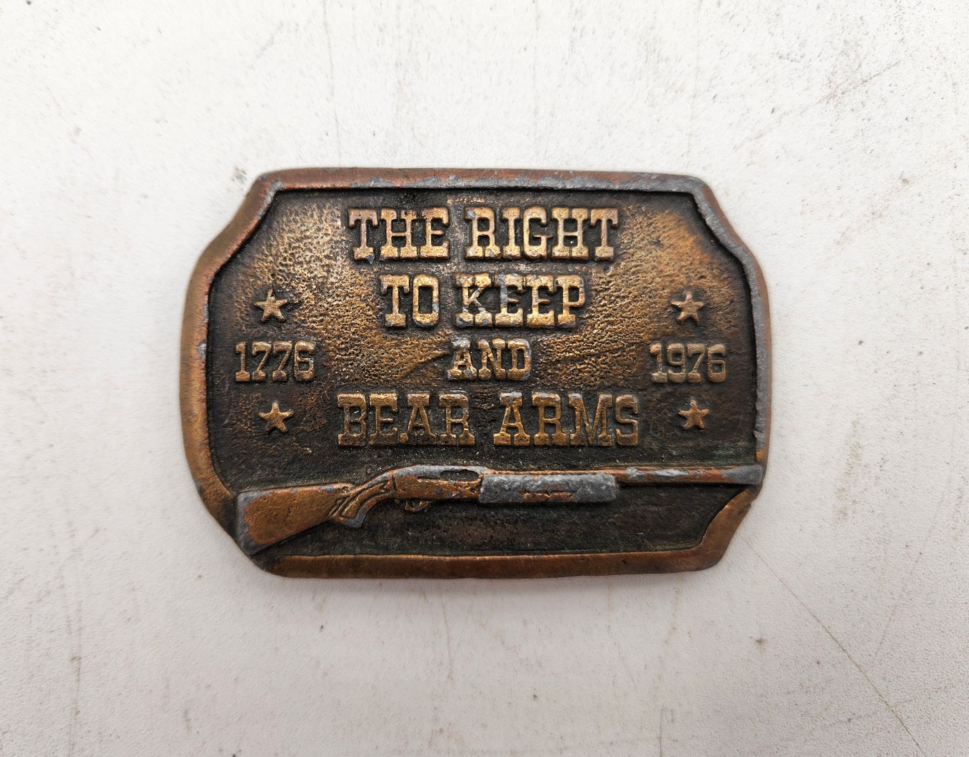 The Right to Keep and Bear Arms Belt Buckle