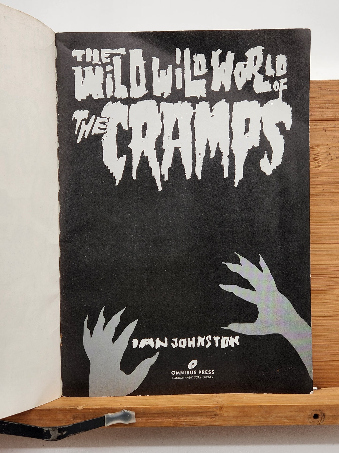 Vintage 1990 The Wild Wild World of The Cramps Book Ian Johnston Omnibus Press First Edition