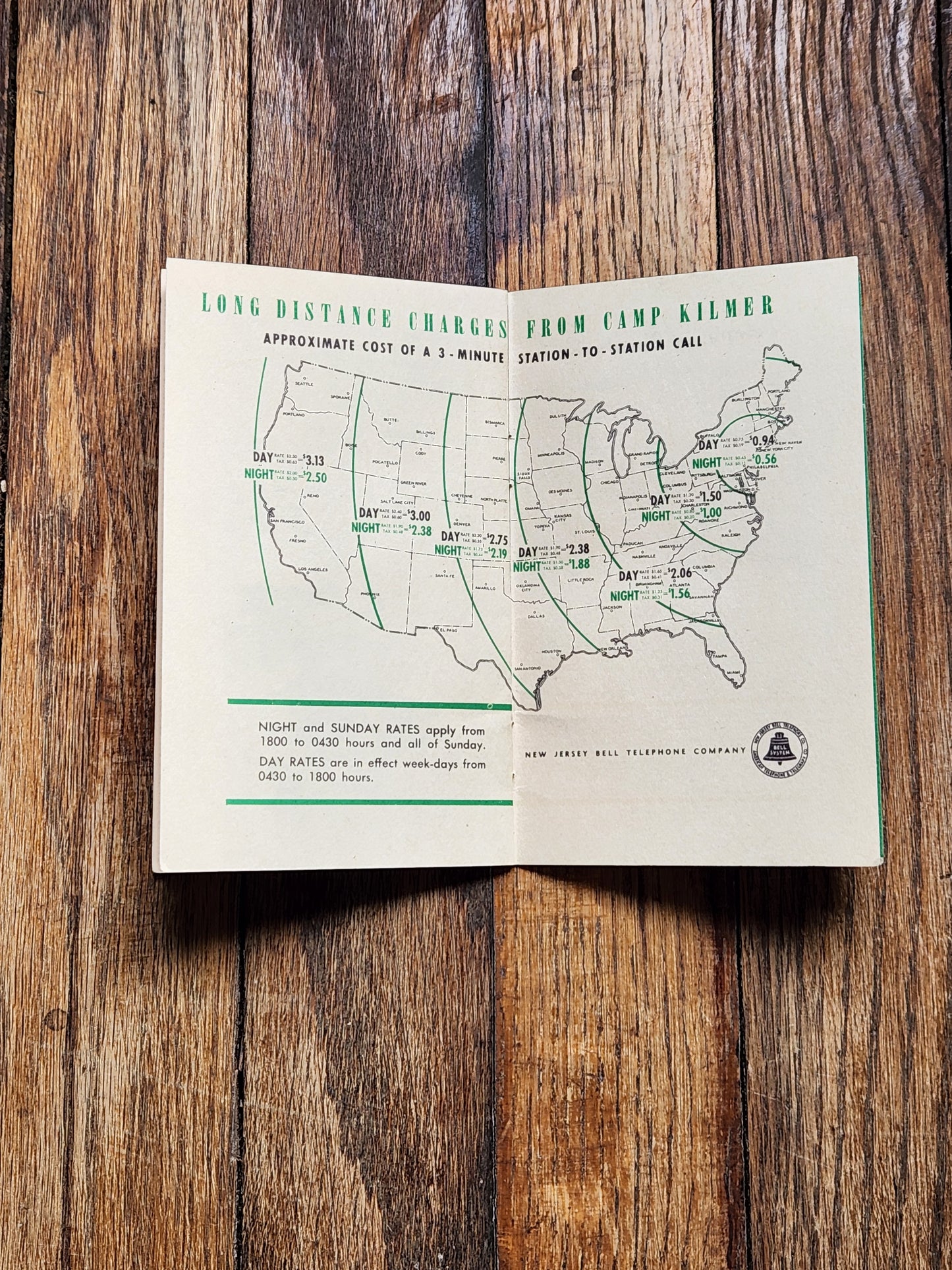 Vintage 1950s Camp Kilmer NJ Army Base Pocket Guide – U.S. Army WWII Korea Militaria