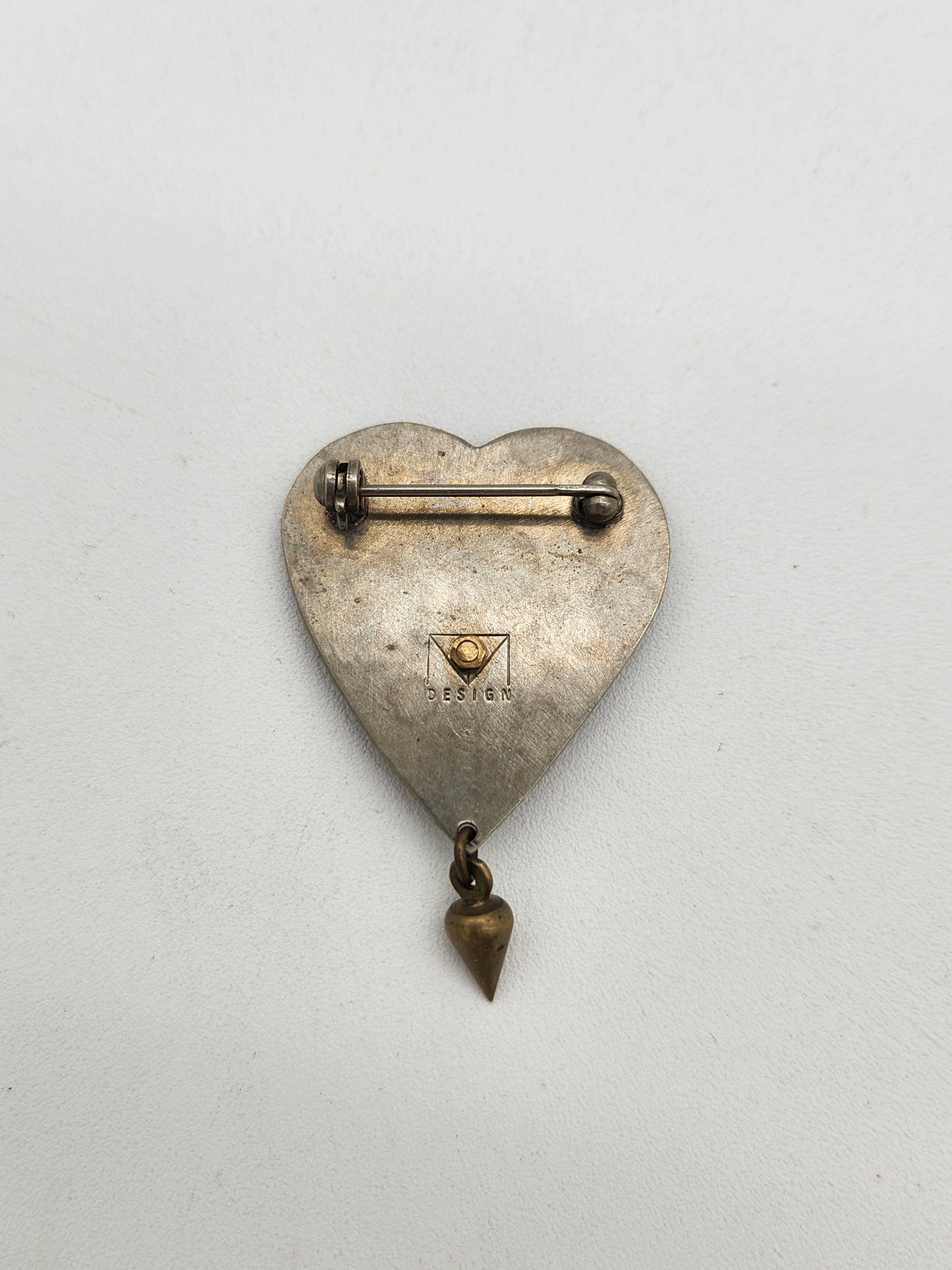 Thomas Mann Techno Romantic Heart Brooch (horseshoe)