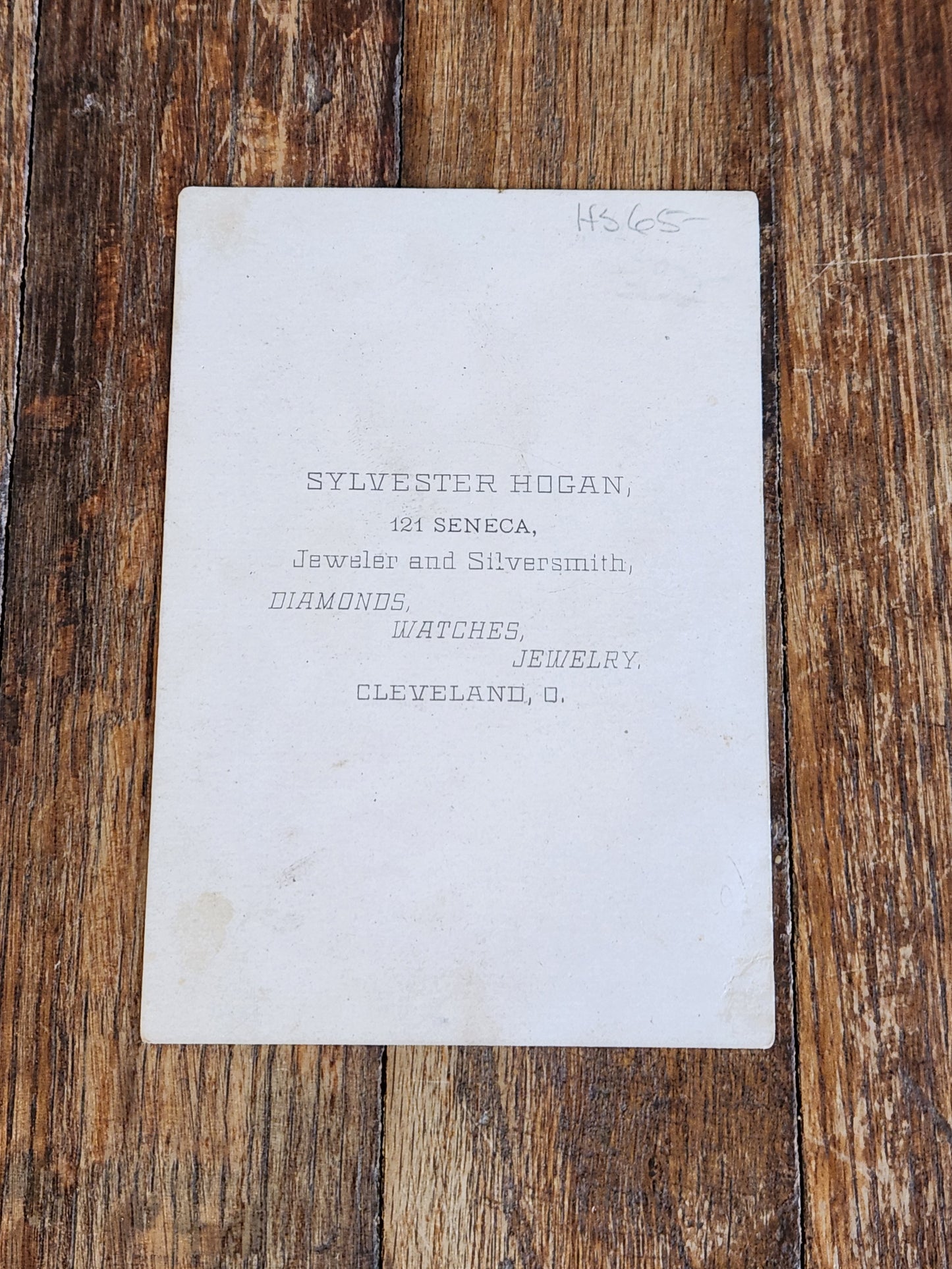 1884 Diamond Jeweler Trade Circular – Philip Bissinger & Co. – Cleveland Agent