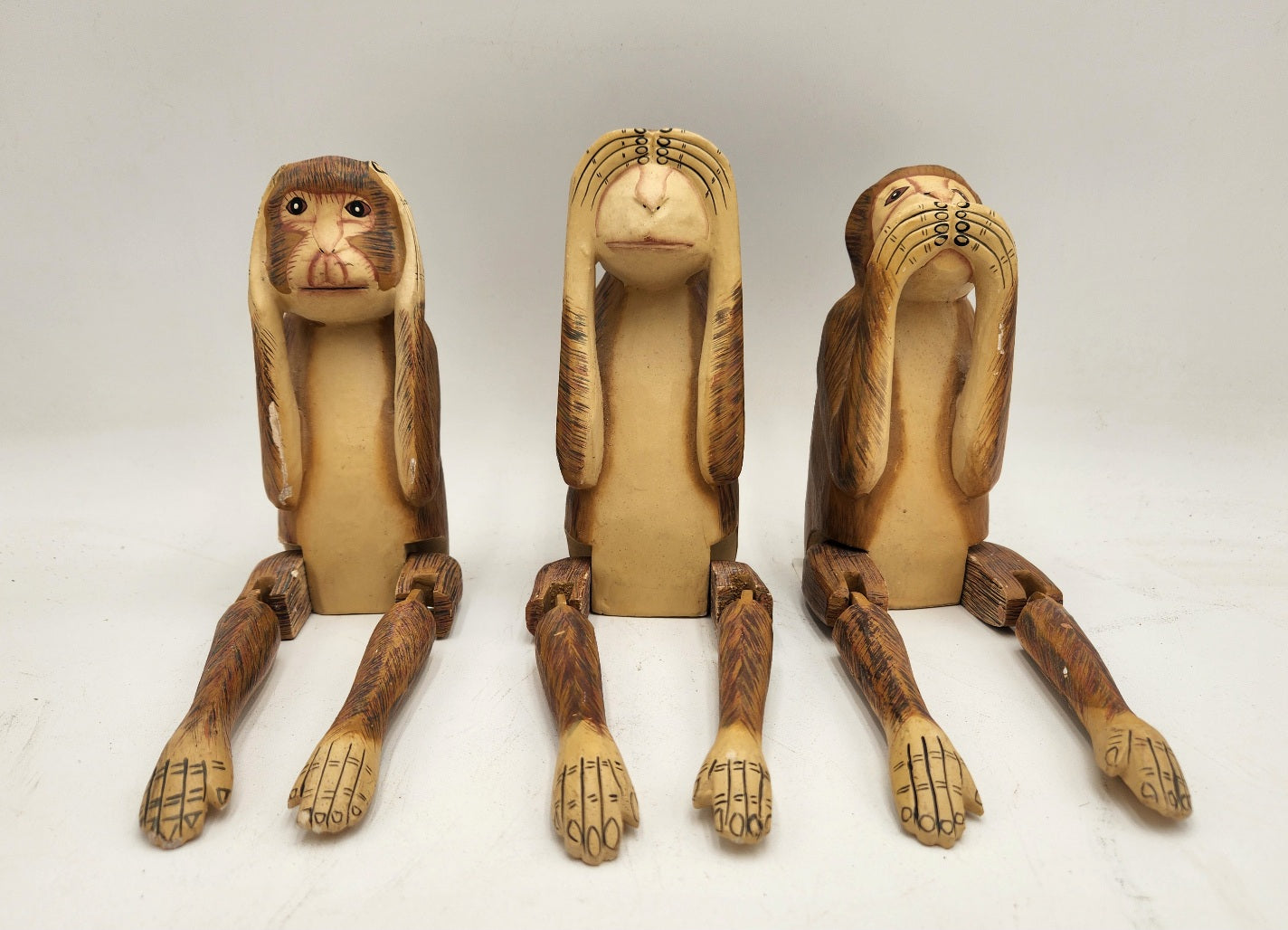 Hear No Evil, See No Evil, Speak No Evil Monkeys