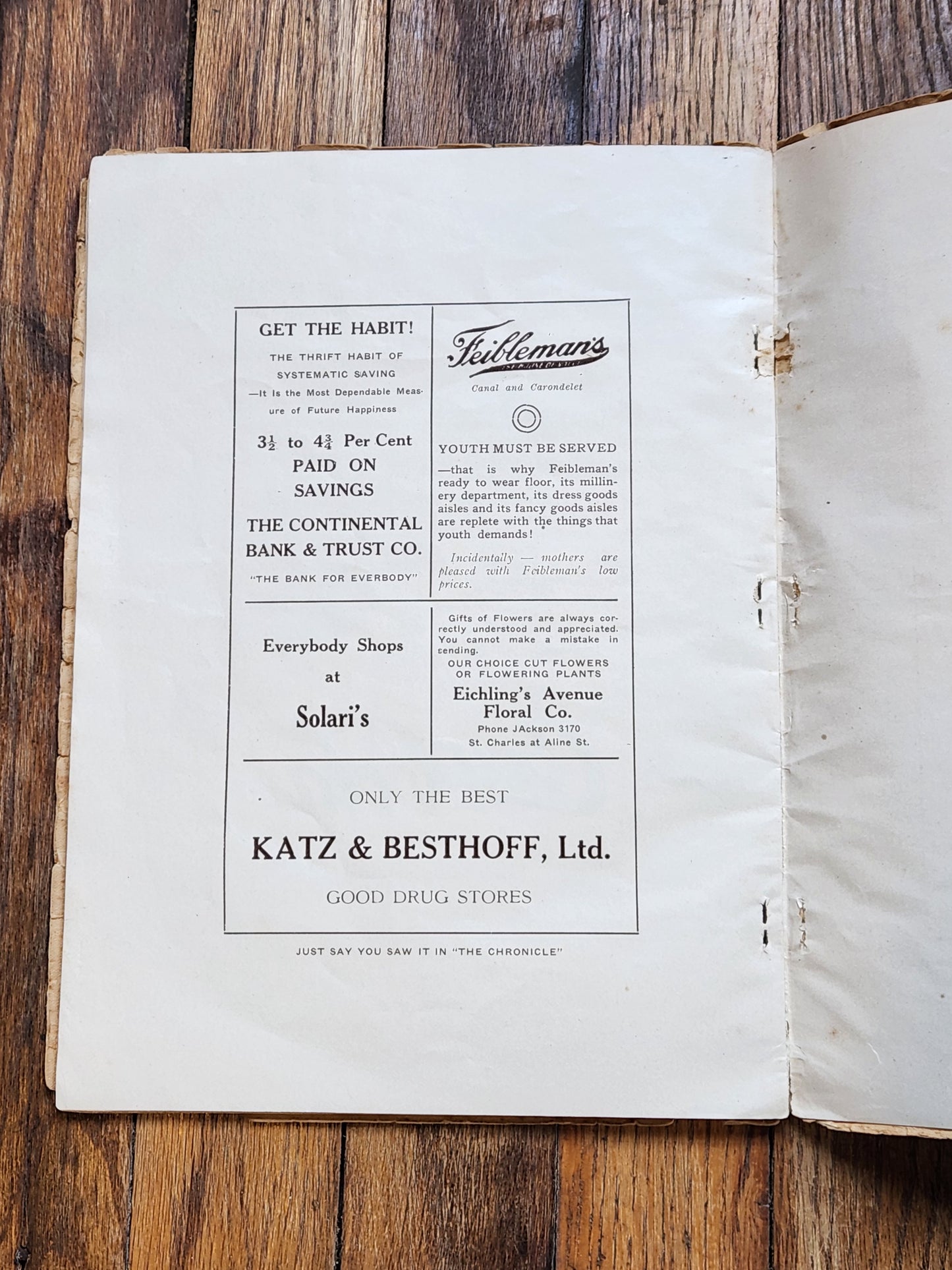 1931 The Chronicle Yearbook — Warren Easton High School, New Orleans LA — Vintage Ads & Photos