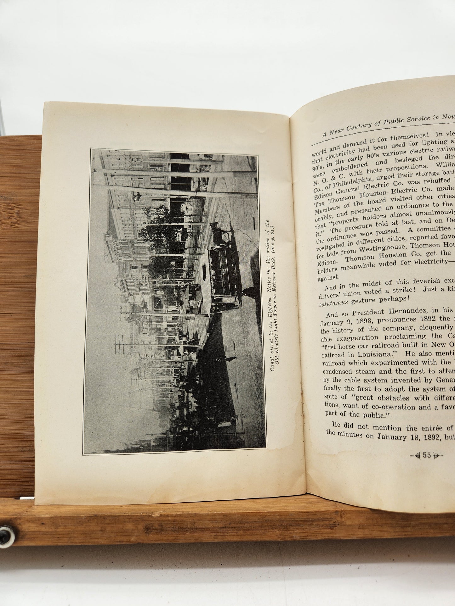 A Near Century of Public Service in New Orleans (c.1930) by Hugh Mercer Blain — NOPSI Streetcar & Utility History