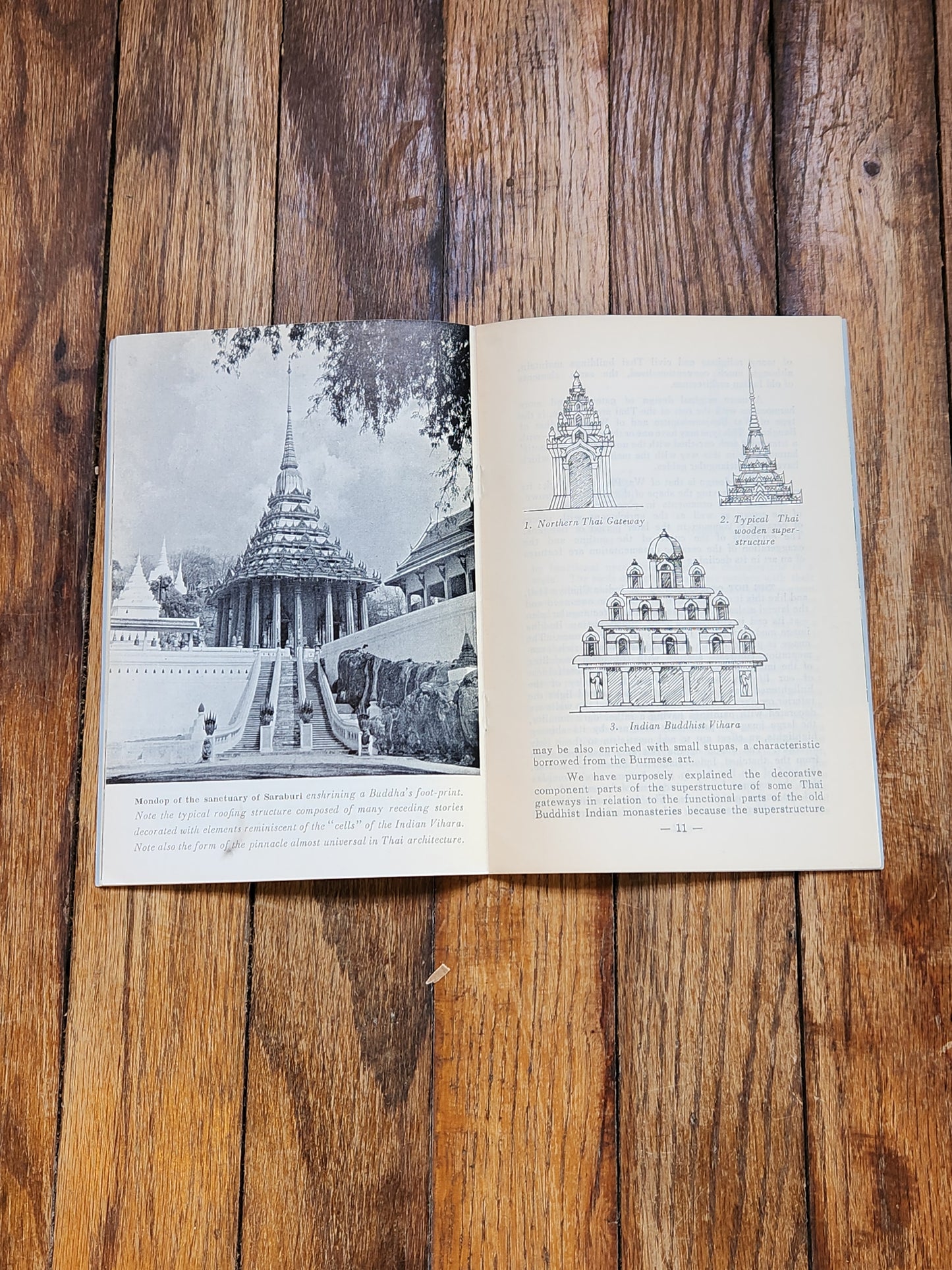 Thai Buddhist Art Architecture Booklet – Silpa Bhirasri – Mid-Century Thai Art & Architecture Study