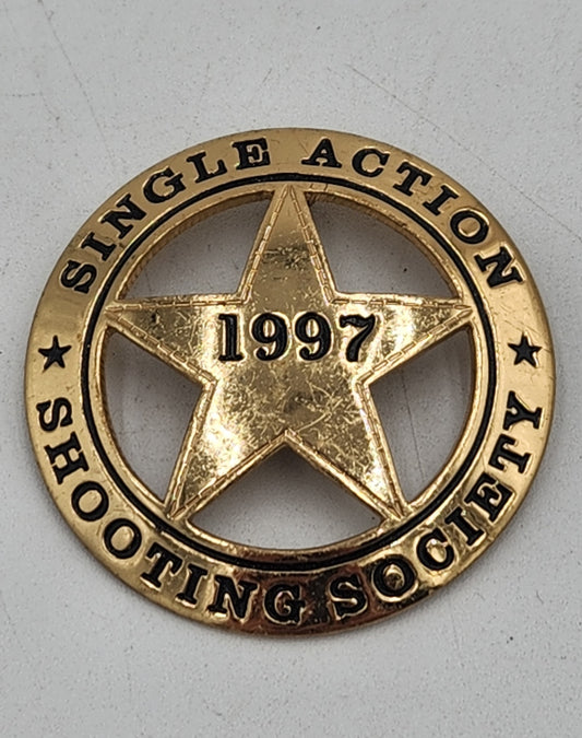 SASS Single Action Shooting Society Badge
