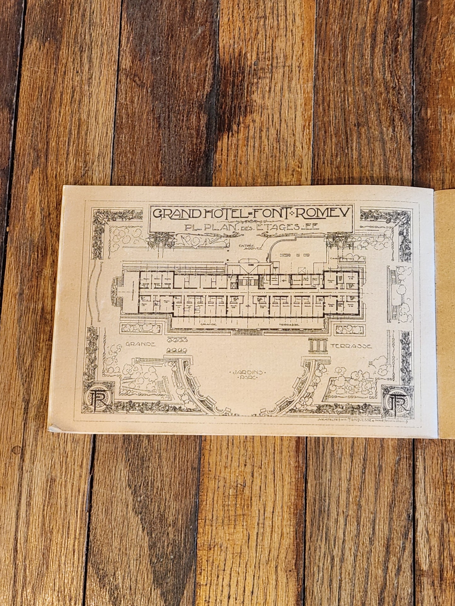 Vintage 1920s Font-Romeu Grand Hôtel Brochure – Pyrenees France Travel Guide w/ Maps & Floor Plans