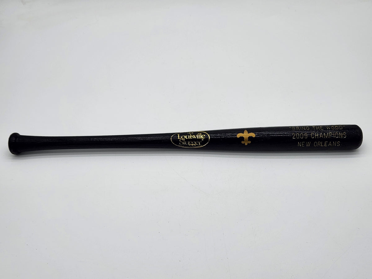 2009 New Orleans Saints Super Bowl XLIV Champions "Bring The Wood" 18" Mini Bat