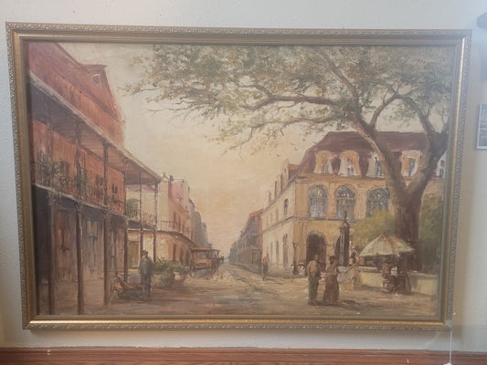 Rare Original Oil Painting by Harold Napoleon King