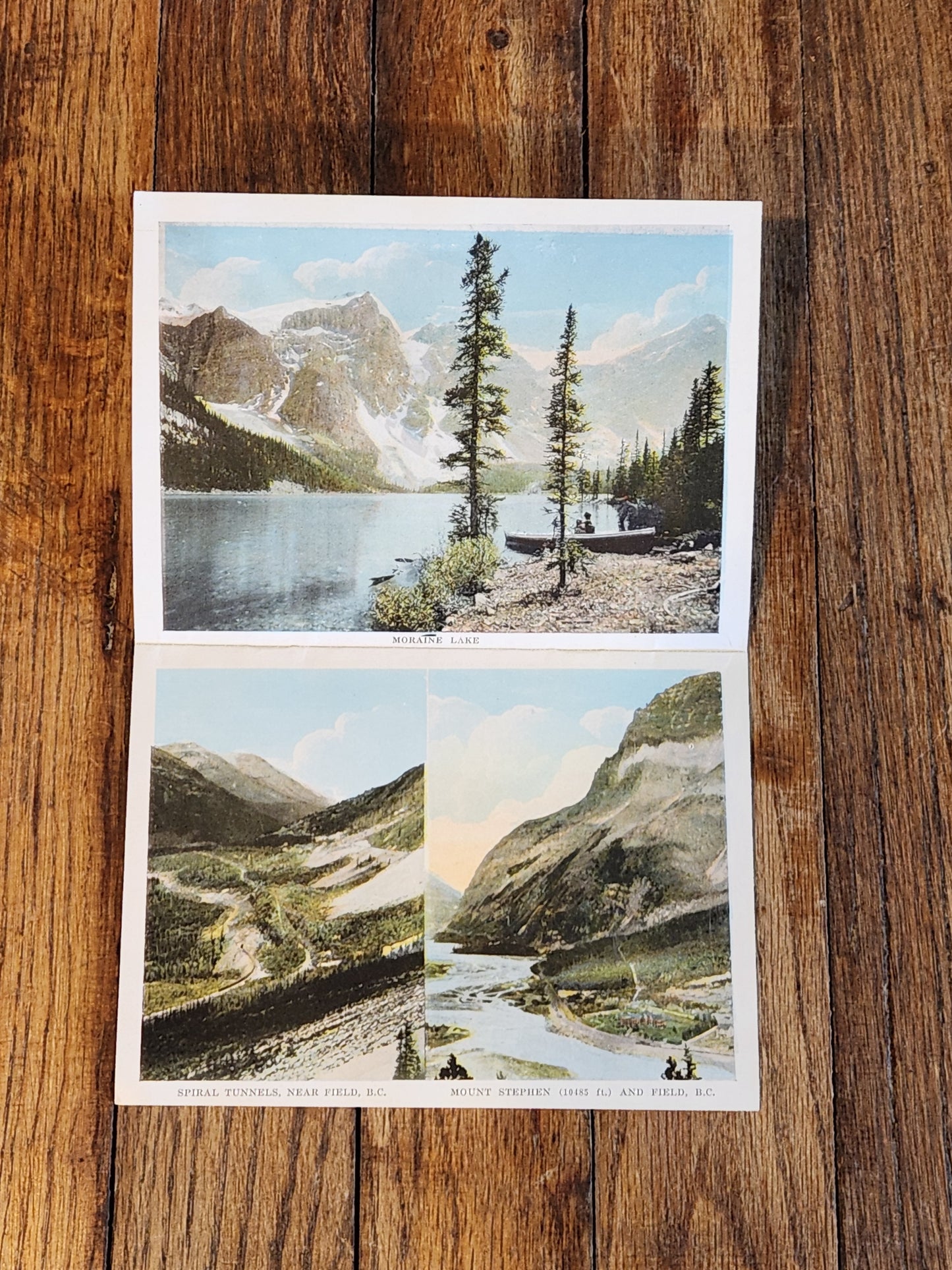 Vintage Canadian Rockies Souvenir Guide w/ Sulphur Mountain Chalet "Alpine Transport" Brochure – Banff Canada c.1930s