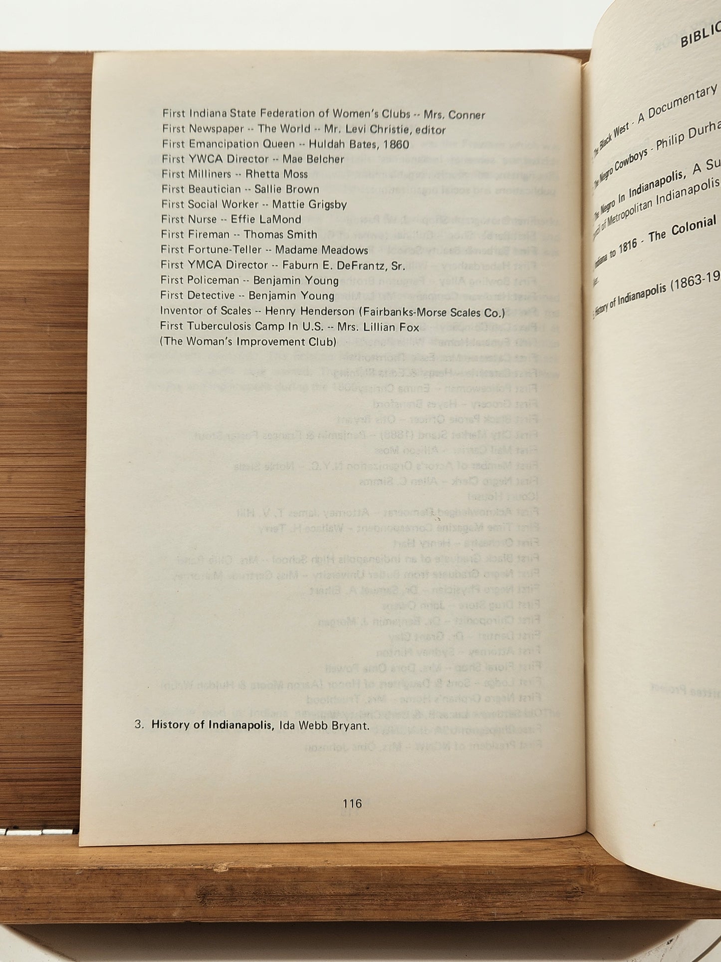 Black Legacy: Volume I - Indianapolis Black Bicentennial Committee, 1976