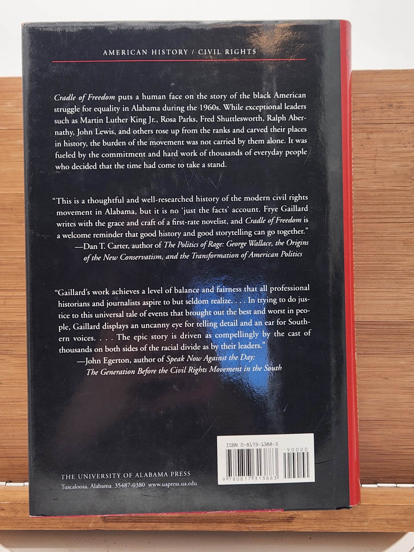 Cradle of Freedom by Frye Gaillard — Signed First Edition 2004 Civil Rights Alabama History HC DJ