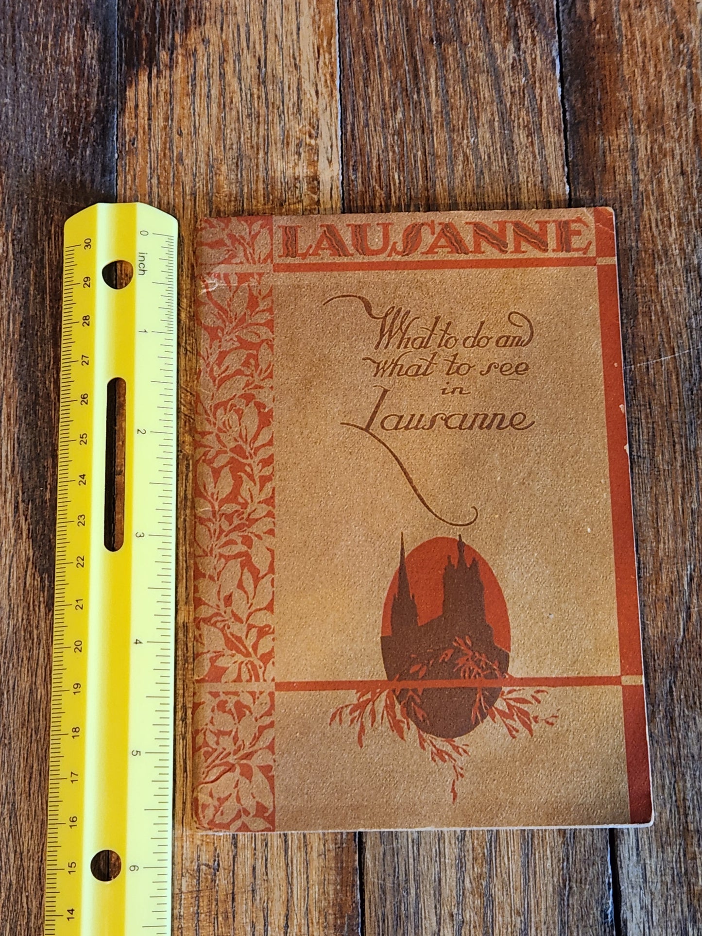 1926 Lausanne Switzerland Travel Guide – “What to Do and What to See in Lausanne” Illustrated Booklet