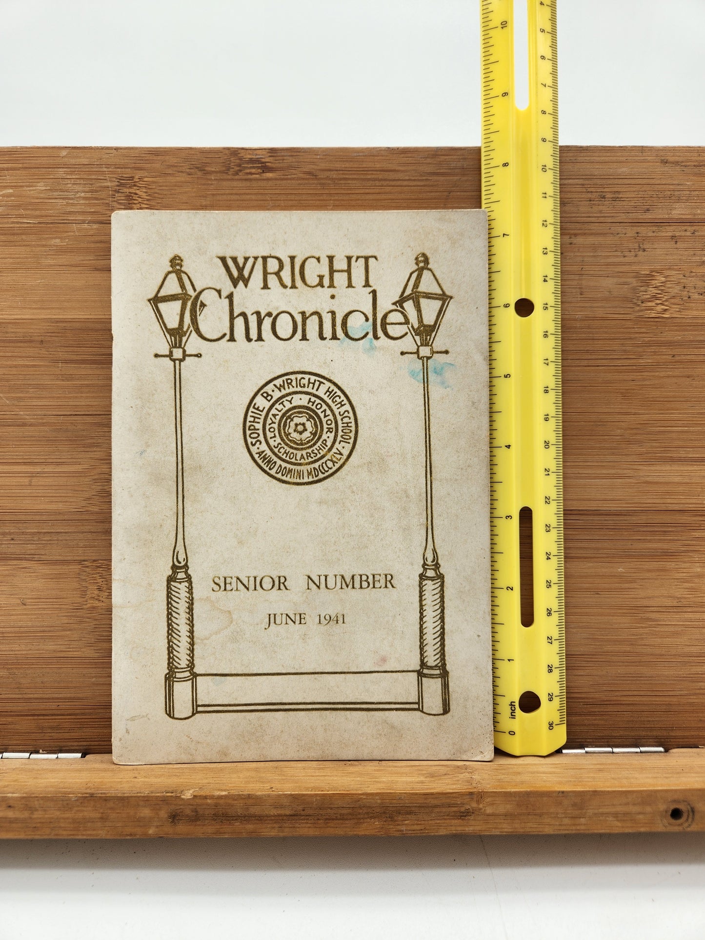 1941 Wright Chronicle Senior Number – Sophie B. Wright High School, New Orleans