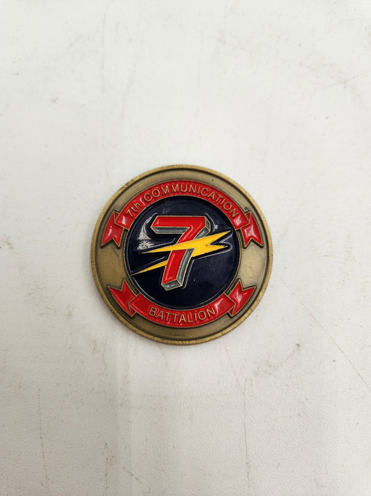 7th Communication Battalion, Standard is Excellence - Challenge Coin