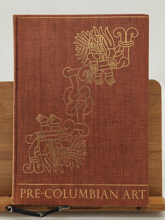 1957 Phaidon Pre-Columbian Art book with 270 illustrations. Large format reference volume. Foxing present, no dust jacket.