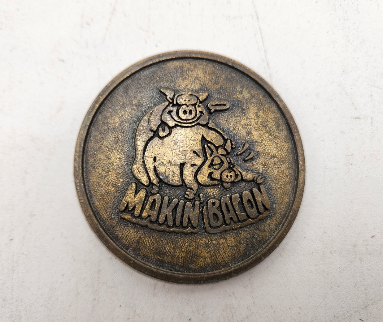 Makin' Bacon Belt Buckle